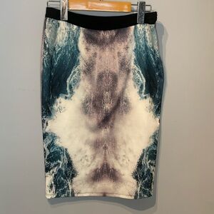Zara Abstract Print Skirt